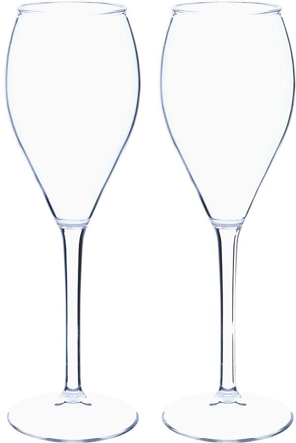 Travellife Lua Champagnerglas, 2er Set, 220ml