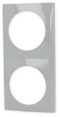 Berker Integro Flow Rahmen, 2-fach, grau