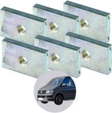 040 Parts Nutensteinsatz für VW T5/T6 California, 6er-Set