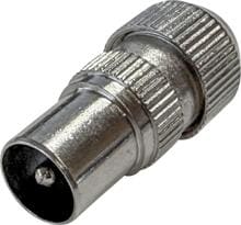 Megasat Koax-Stecker HQ, silber