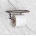Metaltex U-Fix Origin Lava Toilettenpapierabroller, schwarz