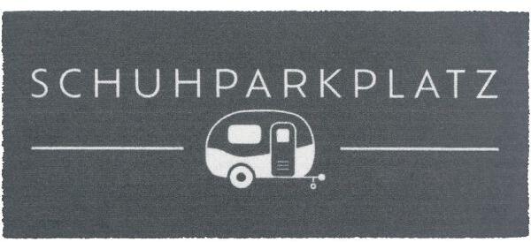 Lako Fußmatte Schuhparkplatz, 75x33cm, Motiv Wohnwagen