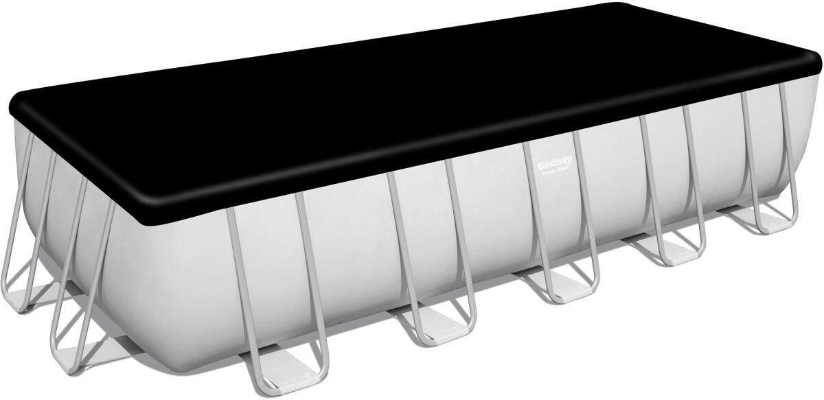 Bestway Power Steel Frame Pool KomplettSet, rechteckig, inkl
