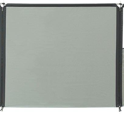 Isabella Erweiterungs-Modul 4 für Flex Grey Windschutz, geschlossen, grau