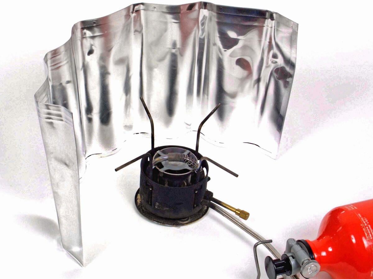 BasicNature Alu Windschutz, rollbar, 18cm