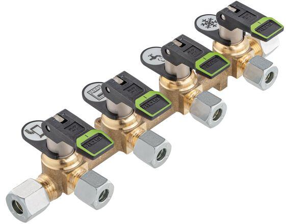 GOK Verteilerblock KSV-AB lang, 4 Abgänge, 10mm