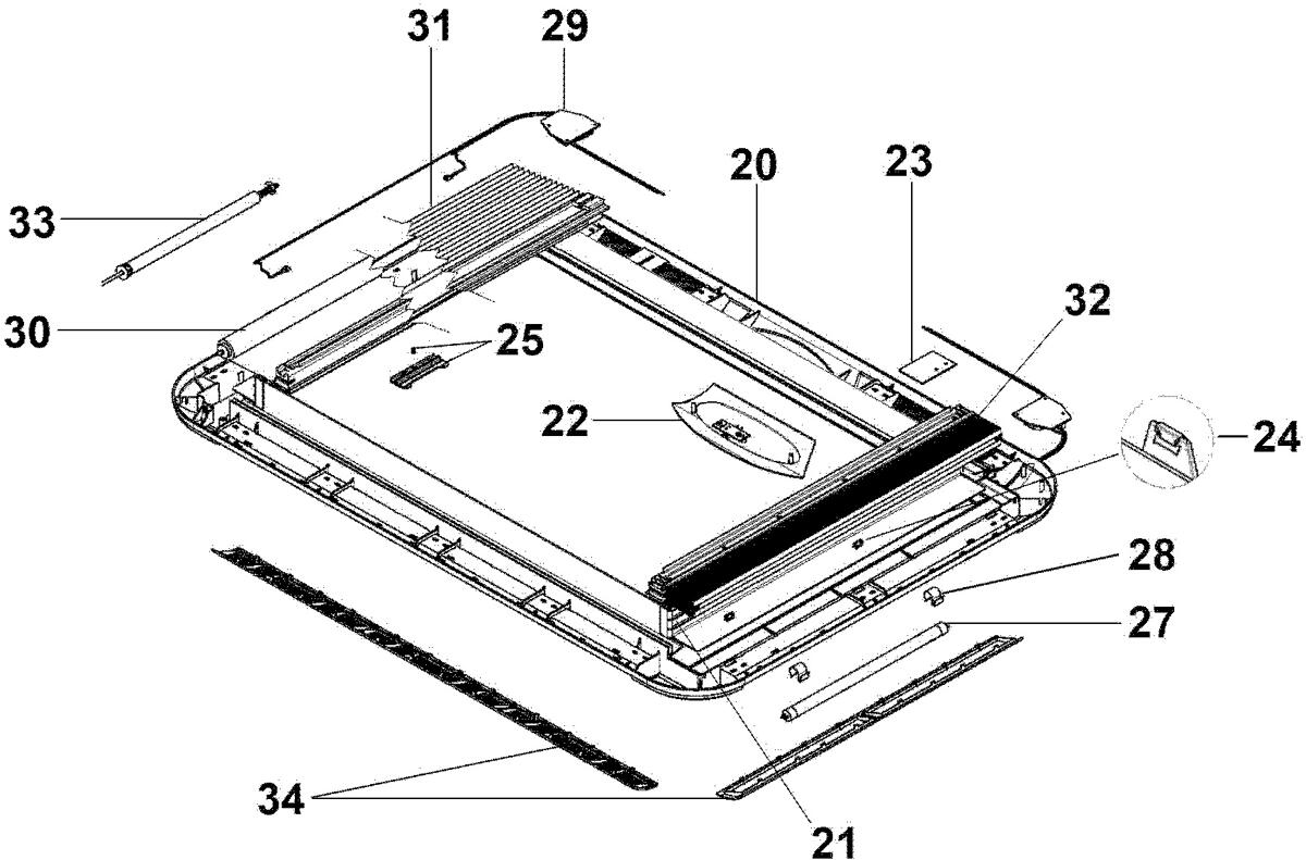 Leuchtstoffröhre - Dometic Ersatzteil Nr. 4460000174 - für Heki 3/3plus, 12V/8W