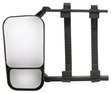 Carpoint Caravanspiegel Luxe Doppel mit Toter-Winkel-Spiegel, 220x125mm