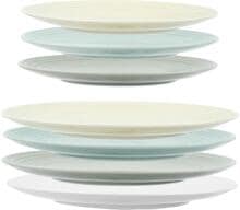 silwy Magnet-Porzellanteller, 2er-Set