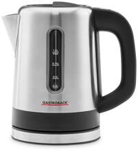 Gastroback Design Wasserkocher Camping, 1l, silber/schwarz
