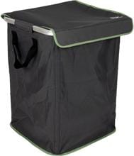 Bo-Camp Wäschesack mit Deckel, schwarz/grün, XL