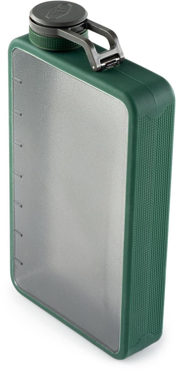 GSI Outdoors Boulder Flachmann, 450ml, grün