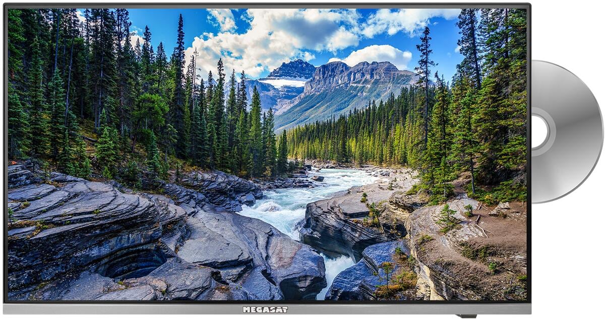 Megasat Royal Line Premium - 24 - Smart LED-TV 23,8" (60,5cm), Triple-Tuner, DVD