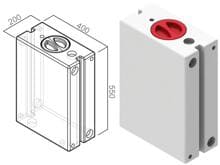 Trinkwasserkonformer Universaltank, 38l, 55x40x20cm, weiß