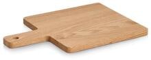 Zeller Schneide-/Servierbrett mit Griff, Eiche, 33x 23x1,5cm