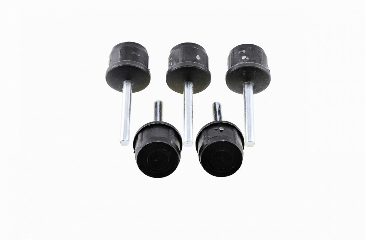 Kunststoff Aufstecker mit Metallstift, ∅ 22mm, 5er-Set