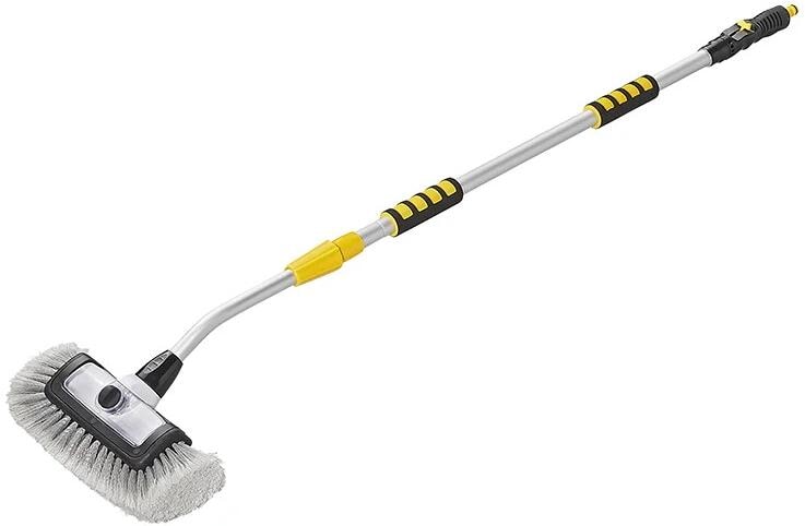 Pro Plus Teleskopwaschbürste 3D mit Shampoobehälter, 1,9m