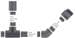 Lilie Gerader Rohrverbinder, DN40