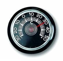 TFA Analoges Thermometer, rund, schwarz