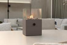 Cosi Cosiscoop Square Gaslaterne 20x20x32,5cm, lehmfarbig
