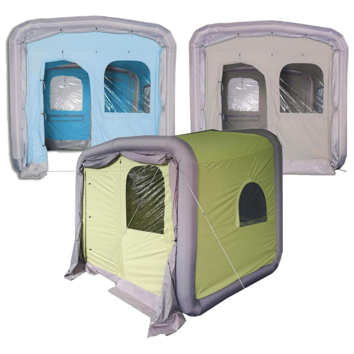 Gentle Tent Wohnwagen Sonnensegel, blau bei Camping Wagner Campingzubehör