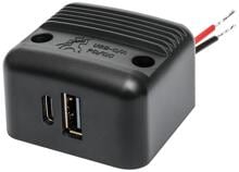 Pro Car Aufbau-Power USB-C/A Doppelsteckdose, PD/QC EV, max. 30W