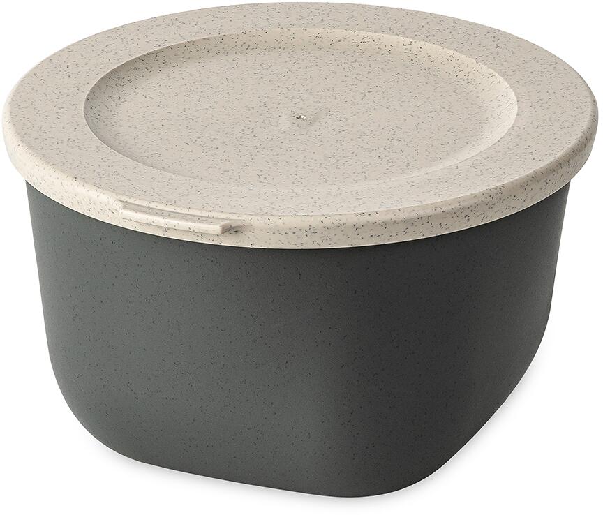 Koziol Connect Box mit Deckel, 1l, nature ash grey