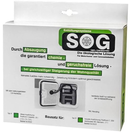 SOG TT WC-Entlüftung für Trockentrenntoilette, Türvariante, weiß