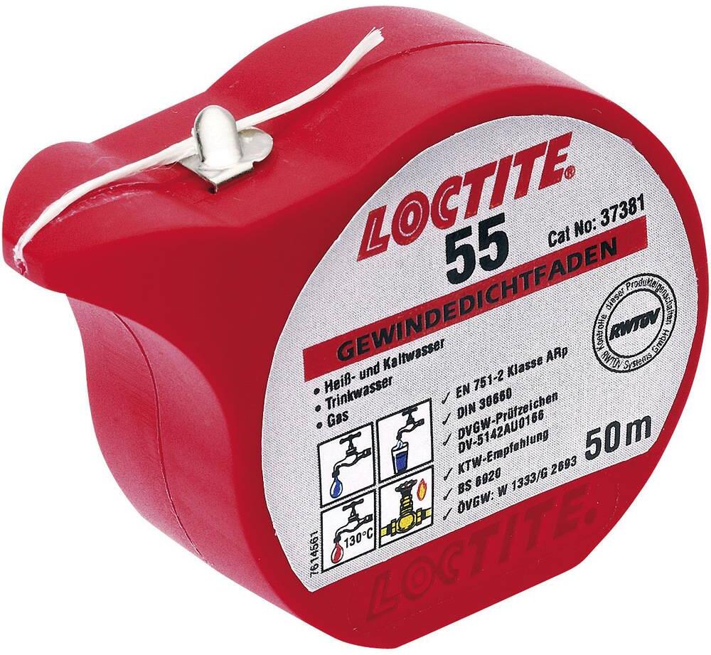 LOCTITE 55 Gewindedichtfaden, 50m