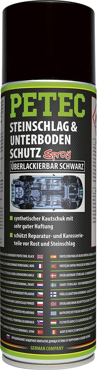 Petec Steinschlag- & Unterbodenschutz, schwarz, 500ml
