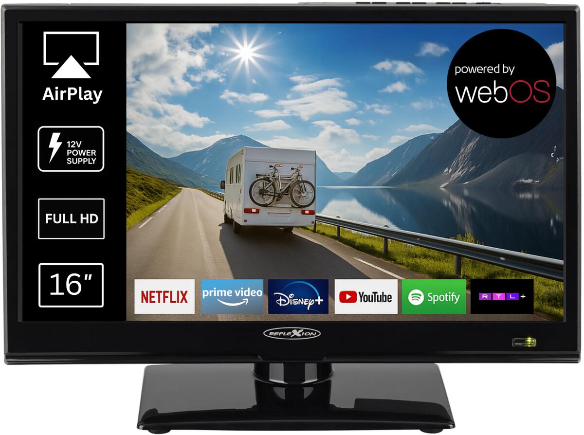 Reflexion LEDW16IBT Smart LED-TV Basic, 16" (40cm), schwarz