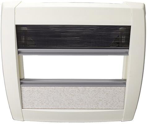 MPK Plisseerahmen mit Doppelplissee für Vision Vent S Pro 27P, weiß