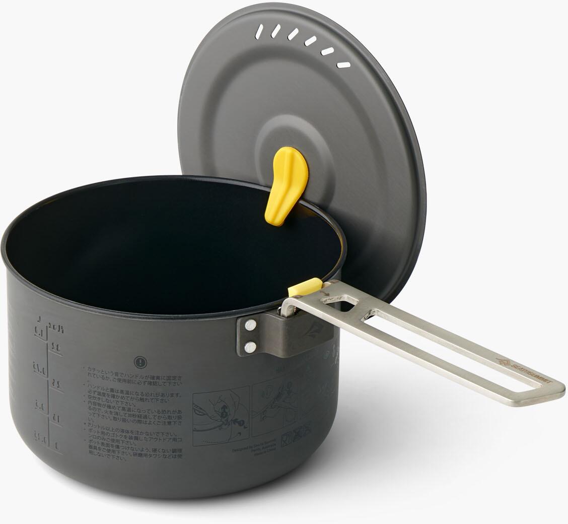 Sea to Summit Frontier Kochtopf, 2L, Aluminium, grau