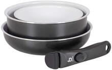 Bo-Camp Cookware Expedition Kochset, 4-teilig, grau