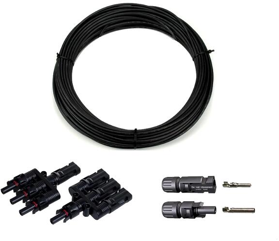 WATTSTUNDE Anschluss Set III Solarkabel, 4mm², 5m