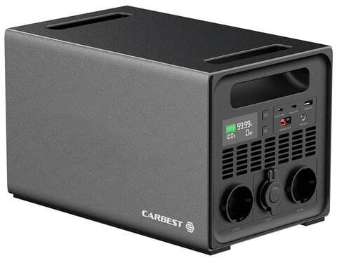 Produktabbildung: Carbest EnergyQube 800, 1000W, Sinus-Inverter, MPPT-Regler, 60Ah