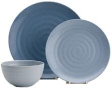 Flamefield Shades of Blue Geschirrset, 12-teilig