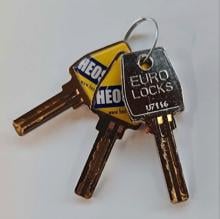 Ersatzschlüssel-Set - HEOSolution Ersatzteil-Nr. 120115 - nach Schlüsselnummer