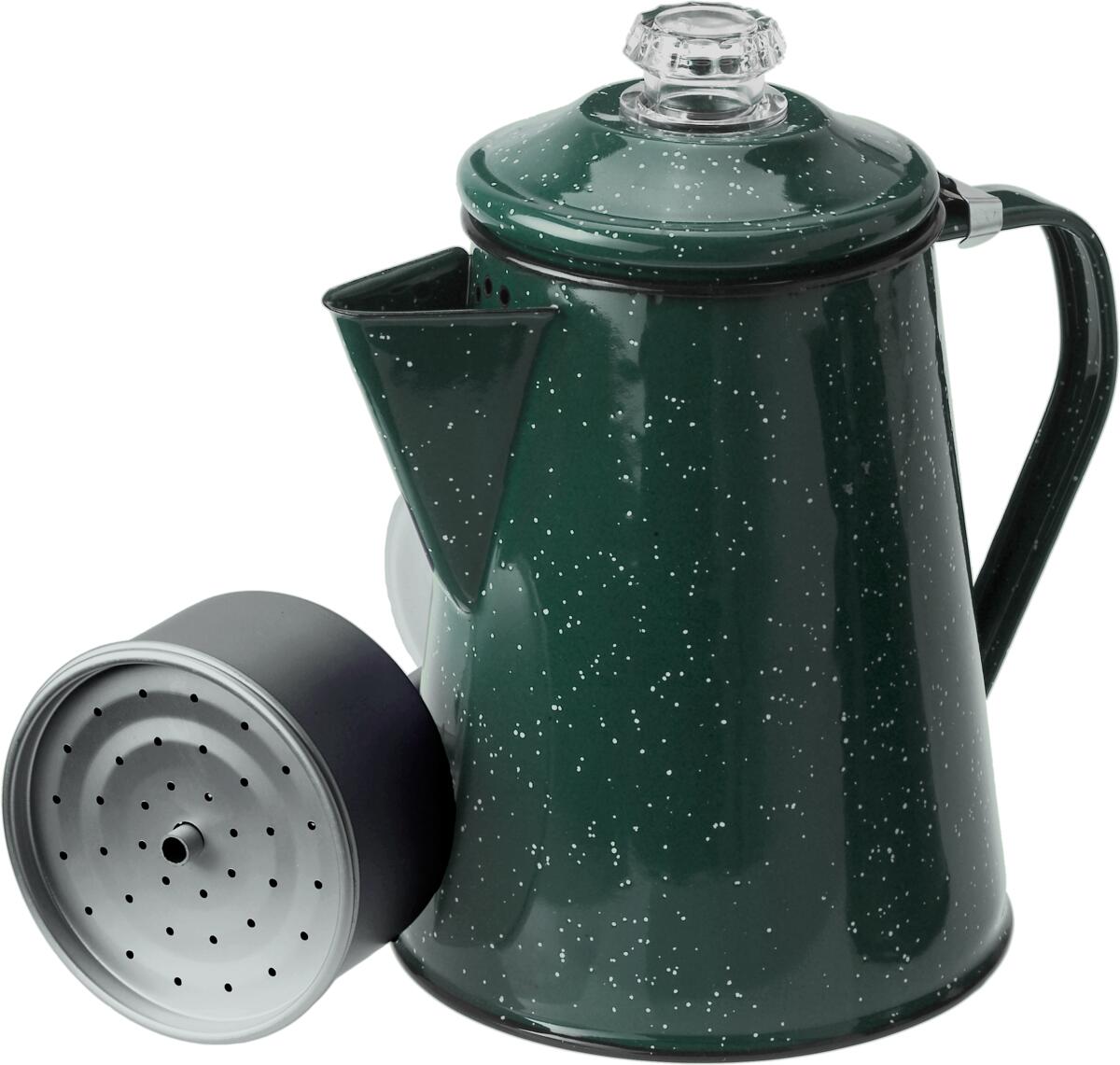 GSI Outdoors 8 Cup Percolator Thermoskanne, 1,2L, grün