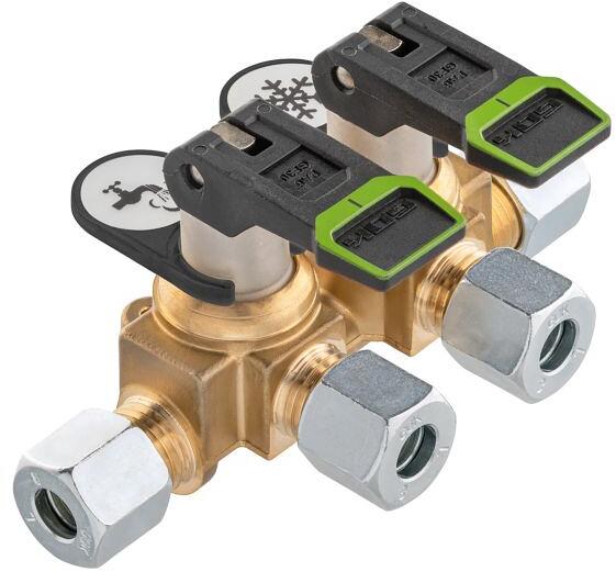 GOK Verteilerblock KSV-AB kurz, 2 Abgänge, 10mm