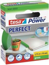 Tesa extra Power Perfect Gewebeband, 19mm, 275cm, grün