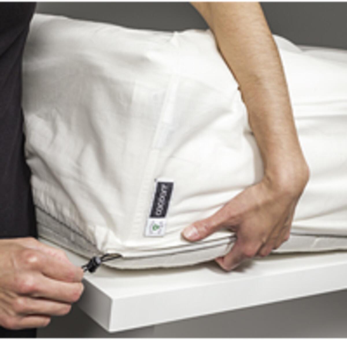 Cocoon Reise-Spannleintuch, 200x160cm, natural