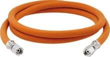 GOK Gas-Hochdruckschlauchleitung, Gummi, 6,3x5 PS 30bar, bds. G3/8LH ÜM, orange