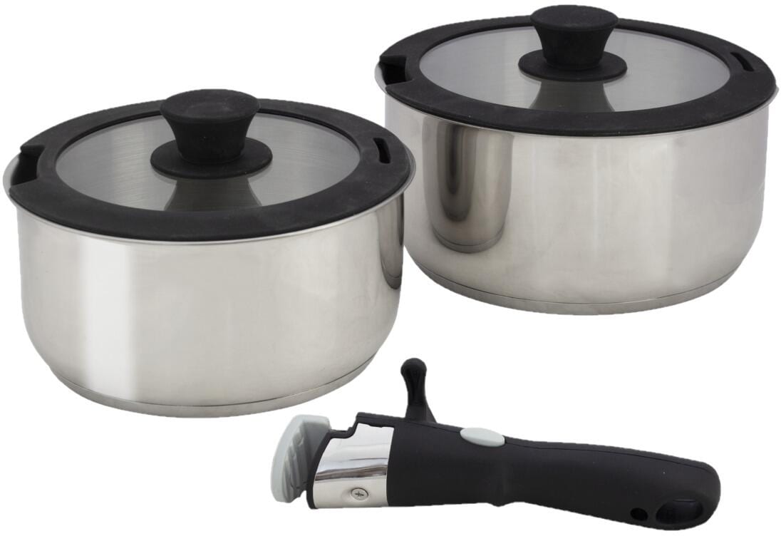 Eurotrail Annecy Premium Kochtopfset, L, Edelstahl