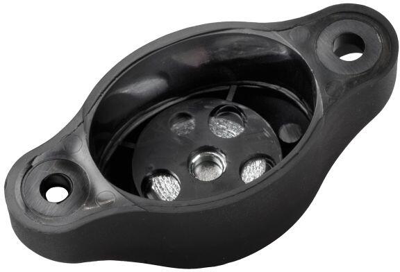 Brugger Magnetsysteme Türanschlag, schwarz, 6,5 cm