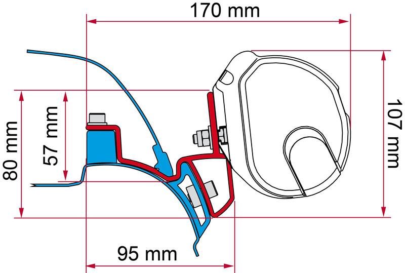 Fiamma F35 Adapter für VW T5/T6/T6.1 California