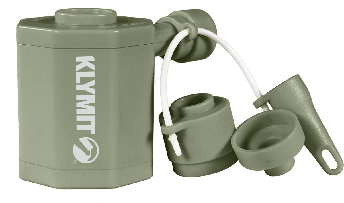 Klymit Pompe à air électrique rechargeable pour matelas de couchage Klymit Static V, pompe à air portable compatible avec tous les types de valves