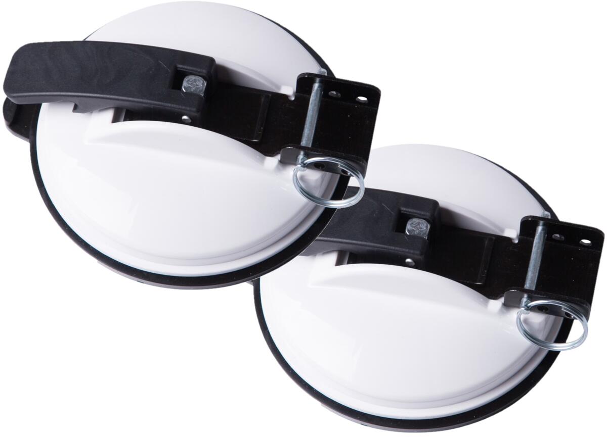 040Parts Markisenhalter Saugnapf, 2er-Set, weiß