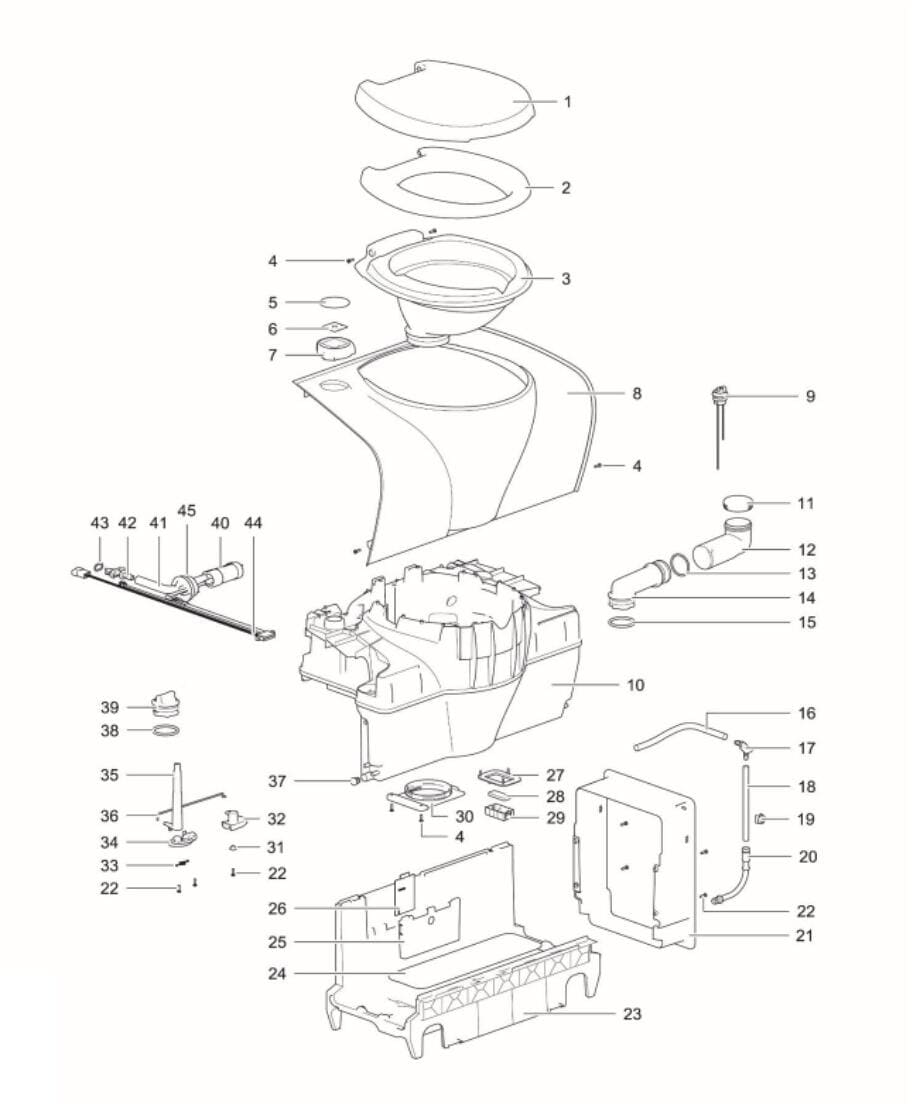 Kabelbaum - Thetford Ersatzteil-Nr. 90721 - für C502 X-Version
