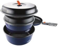 GSI Outdoors Bugaboo Ceramic Backpacker Kochset, blau, 2-Personen